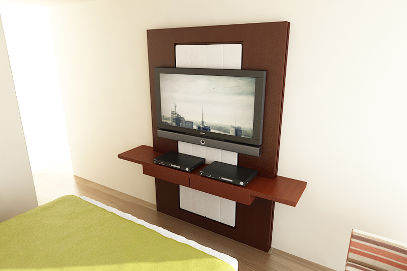 Dormitorio Mueble TV Trasera 1