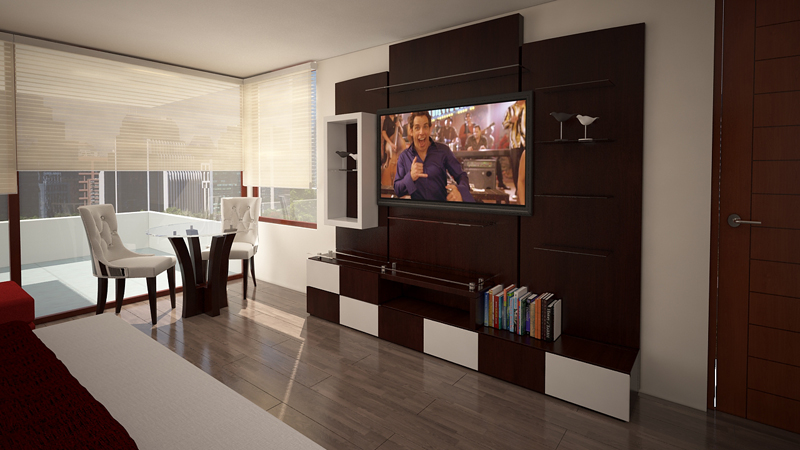 Dormitorio Mueble TV 7